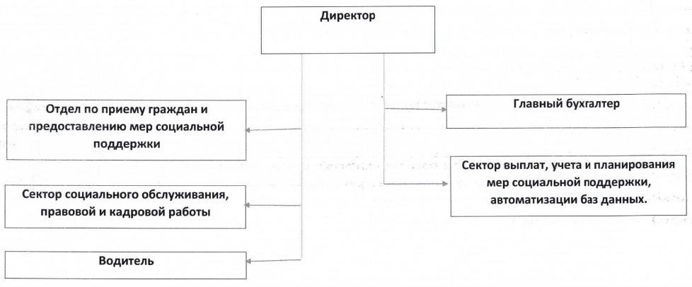 Структура ГКУ НО Управление социальной защиты населения городского округа город Первомайск